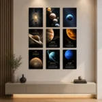 Cosmic Planet PVC Wall Art